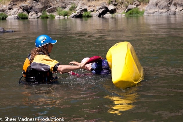 One of the first things you'll learn is the kayak roll