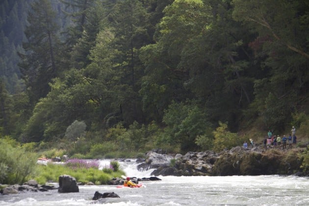 Hanging out below Rainey Falls on the Rogue River