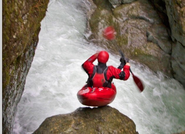 Seal Launching after Double Falls