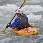 Lori Leaving an Eddy in the Mamba