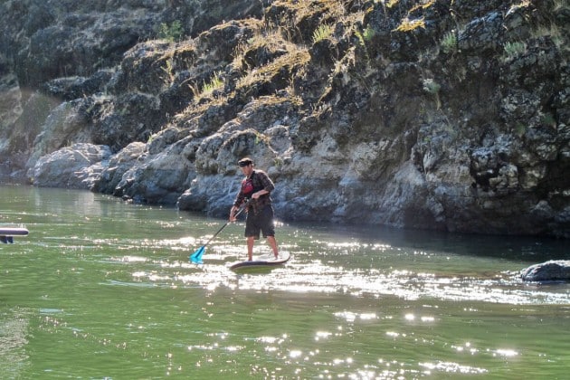 Stand Up Paddleboarding on the Rogue River